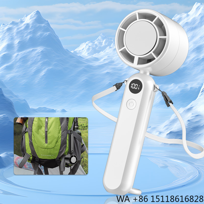 Outdoor Furniture Modern - Turbo Wearable Handheld Mini Plastic Fan