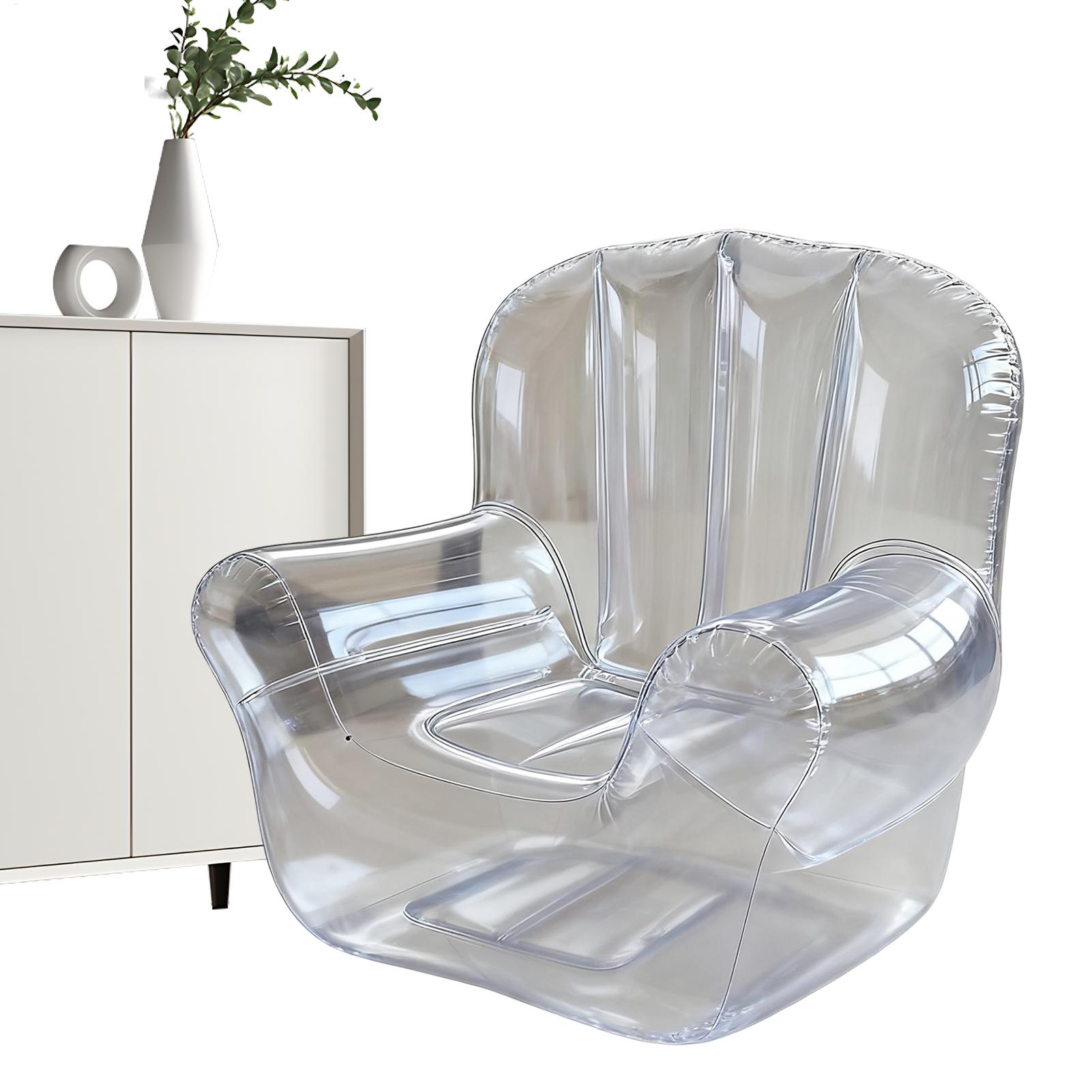 Outdoor Furniture Sales - Thickened Transparent Sofa PVC Inflatable Sofa