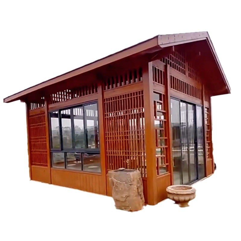 Outdoor Furniture Wood - Outdoor antique garden villa tea room