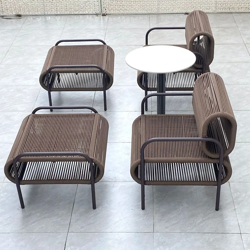 Outdoor Furniture Balcony - Rattan Sofa Outdoor Patio Furniture Waterproof