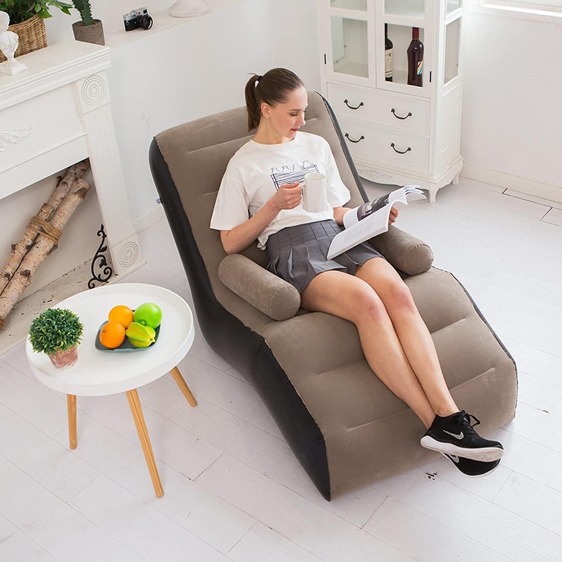 Outdoor Furniture Sales - Folding Lazy Sofa,Inflatable Lounge Chair Thickened