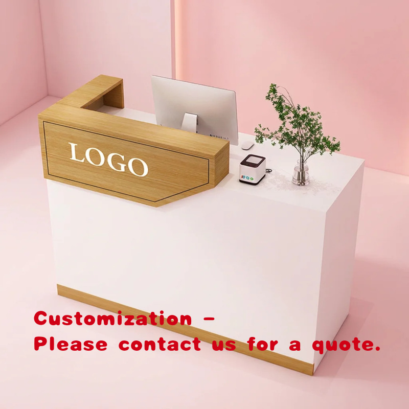 Outdoor Furniture Wood - custom.Wooden Hotel Reception Desk Modern Office