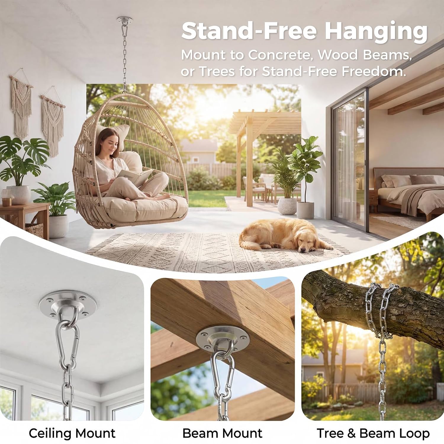 Outdoor Hanging Egg Chair With - огляд і ціна Outdoor Furniture Without Cushions