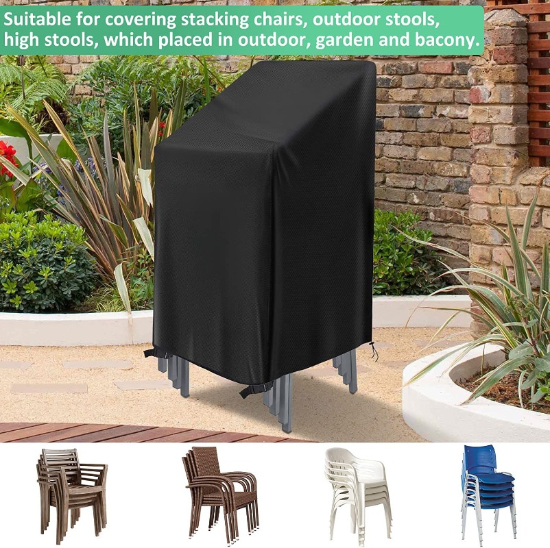 1/2/PCS Stacked Chair Dust Cov - огляд і ціна Outdoor Furniture Covers