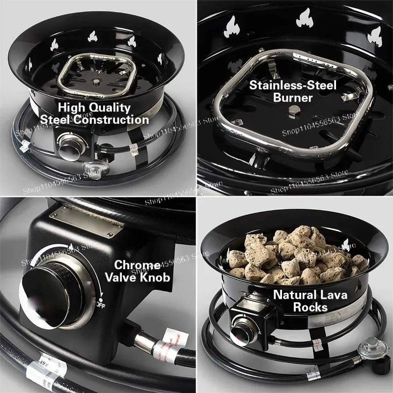 Portable Propane Fire Pit 58,0 - огляд і ціна Fire Pit Bowl