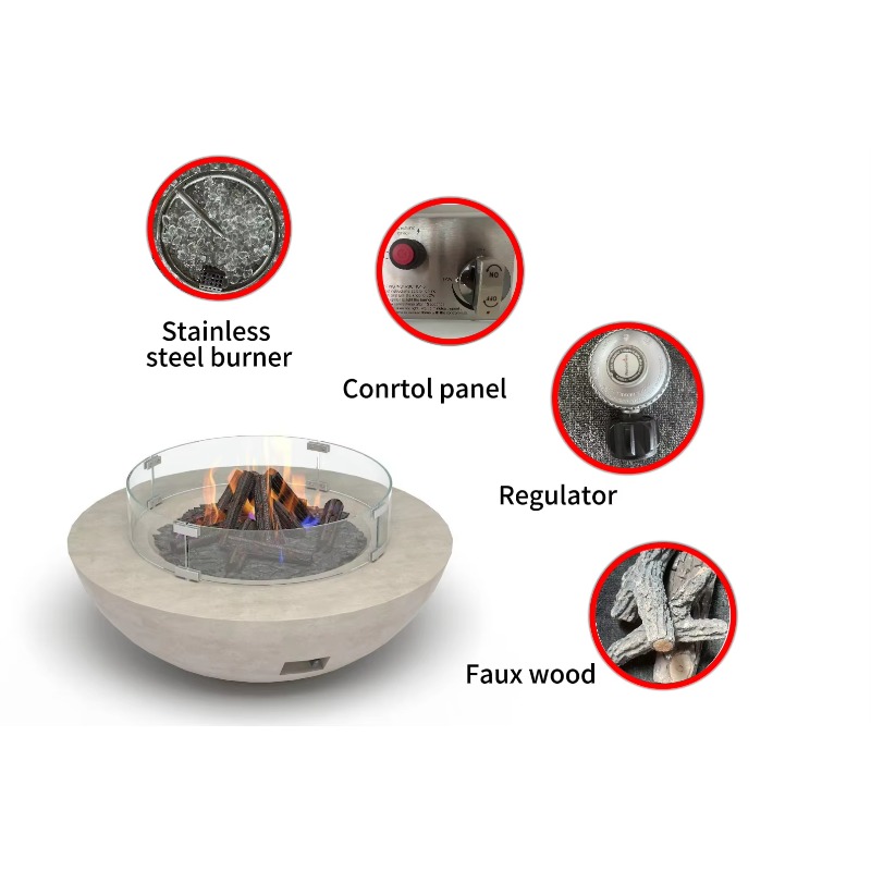 【Best-selling】36inch Bowl GFRC - огляд і ціна Fire Pit Bowl
