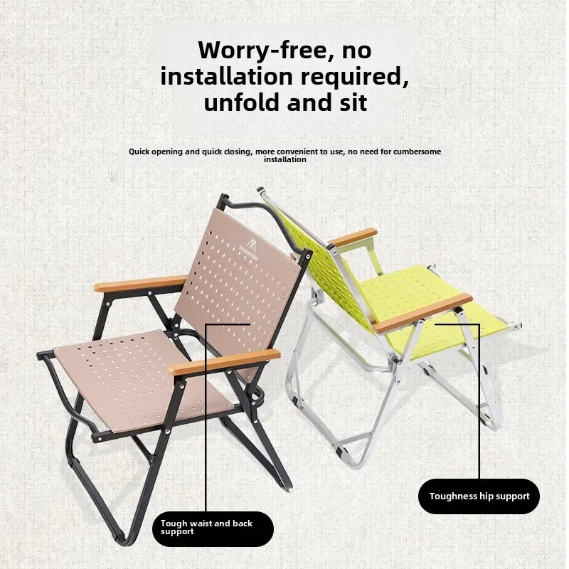 MOUNTAINHIKER Camping Chair Po - огляд і ціна Outdoor Furniture Aluminum
