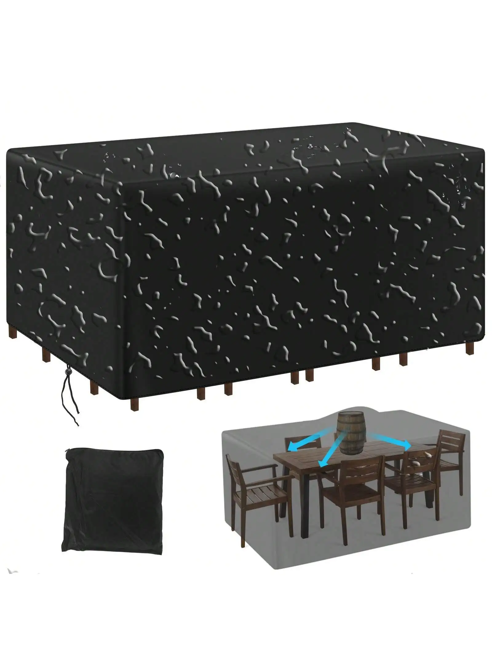 Multi-Size Outdoor Patio Garde - огляд і ціна Outdoor Furniture Covers