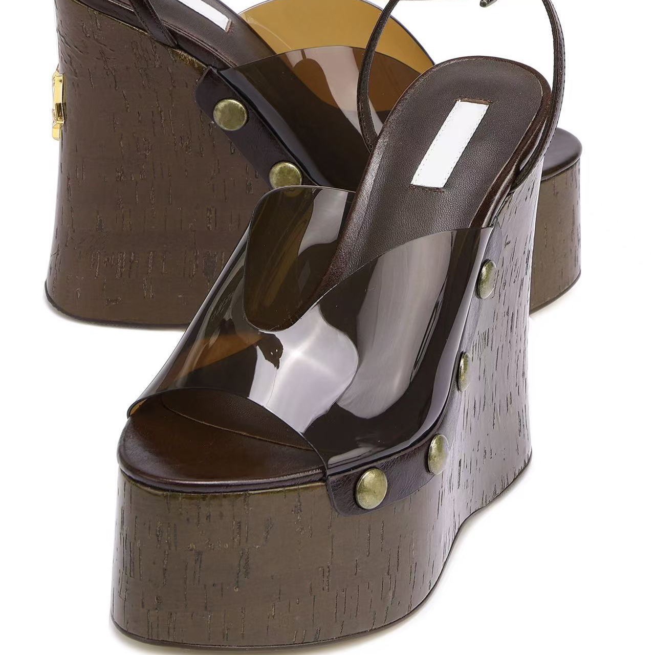 High-heeled 14 cm Thick-heeled - огляд і ціна Outdoor Furniture Wood