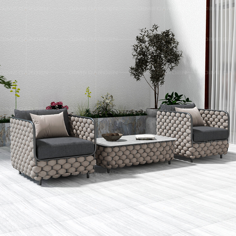 3-Seater Outdoor Rattan Sofa S - огляд і ціна Outdoor Furniture Grey