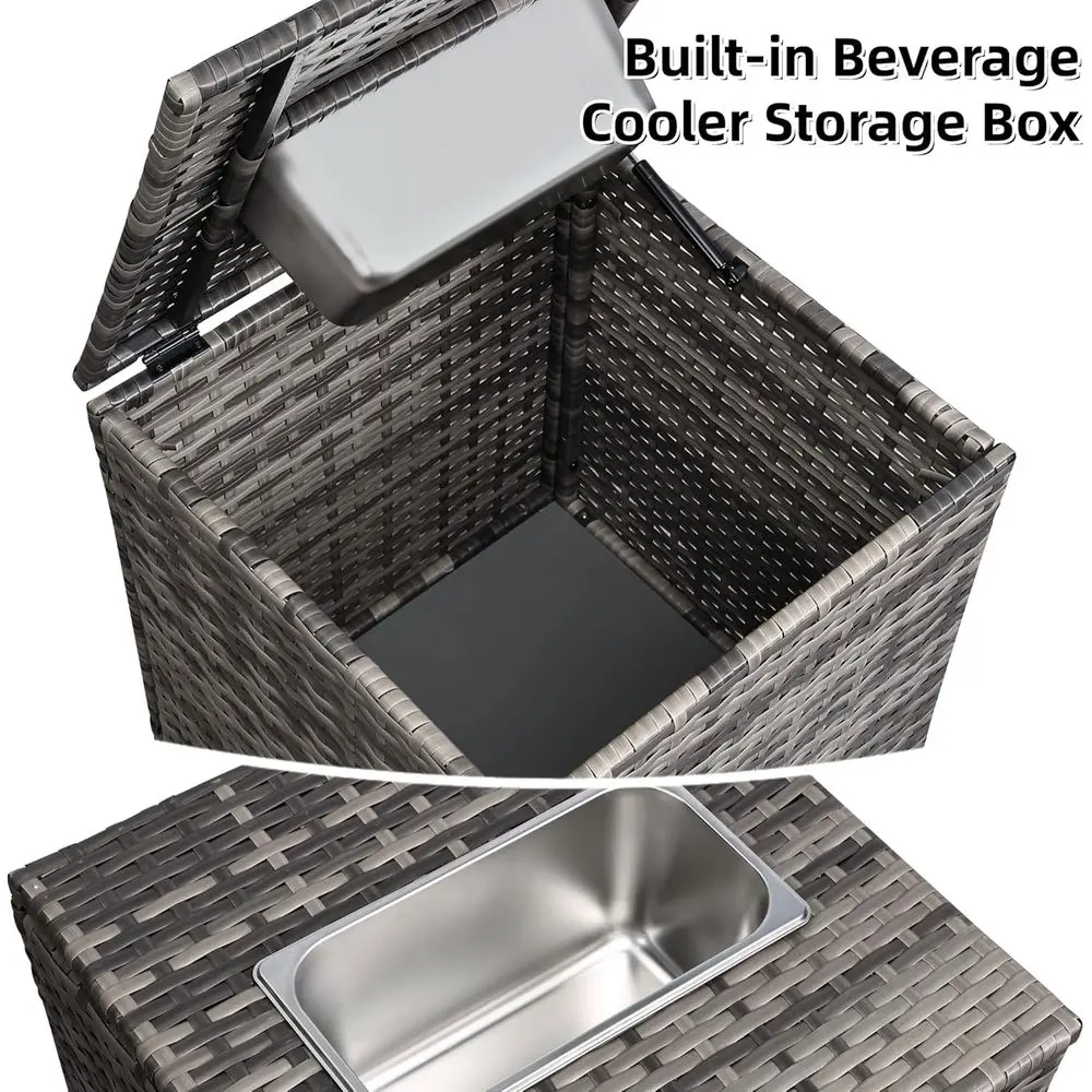 4-Piece Outdoor Patio Furnitur - огляд і ціна Outdoor Furniture Grey