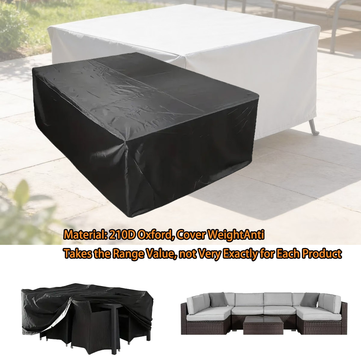 600 Sizes Outdoor Furniture Co - огляд і ціна Outdoor Furniture Covers