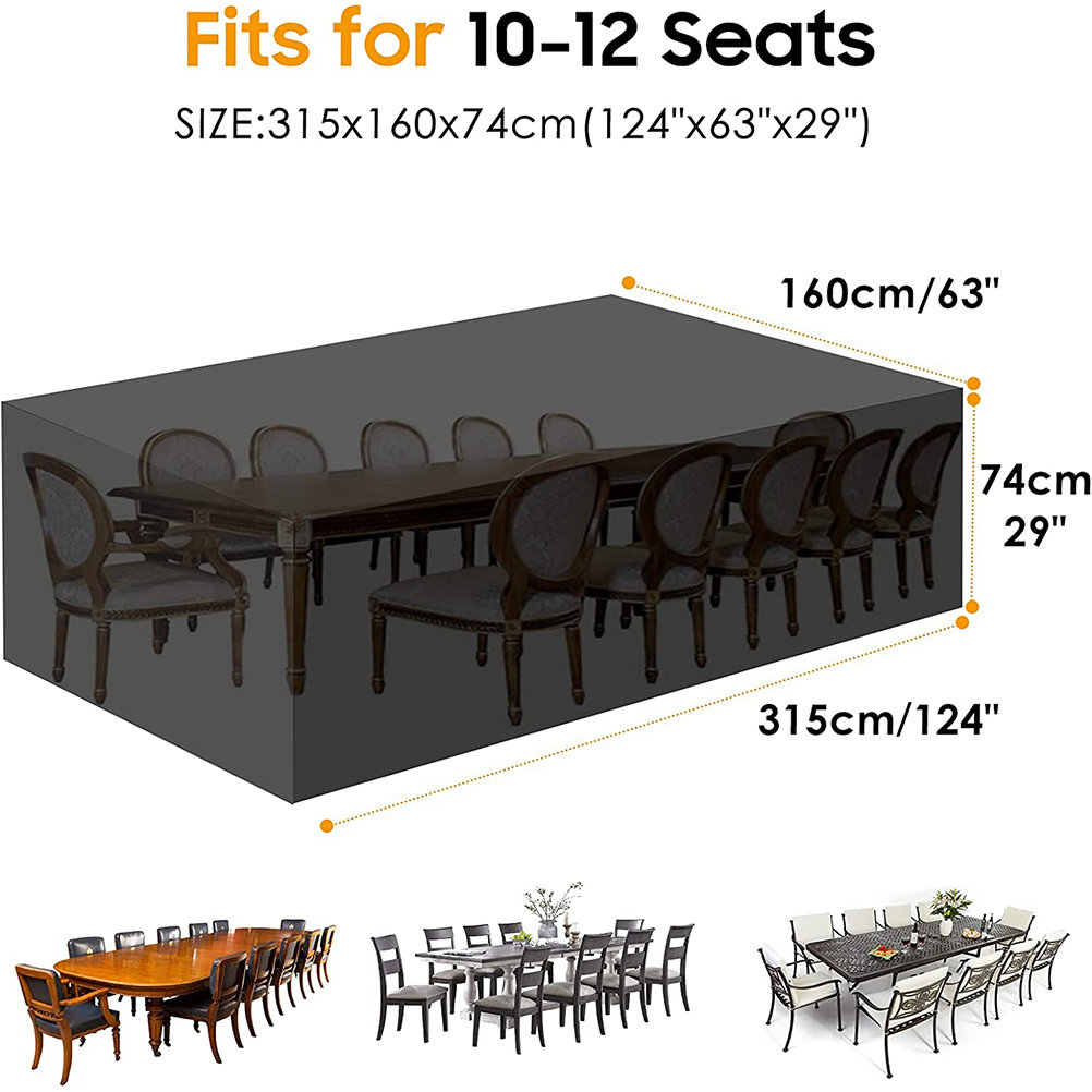 Waterproof Garden Table Cover  - огляд і ціна Outdoor Furniture Covers