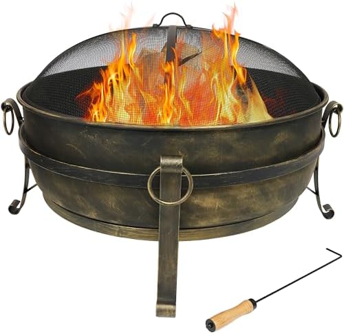 34-Inch Steel Large Fire Pit f - огляд і ціна Fire Pit Bowl