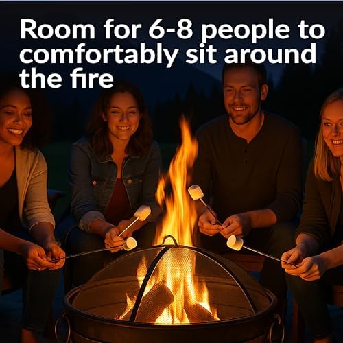 34-Inch Steel Large Fire Pit f - огляд і ціна Fire Pit Bowl