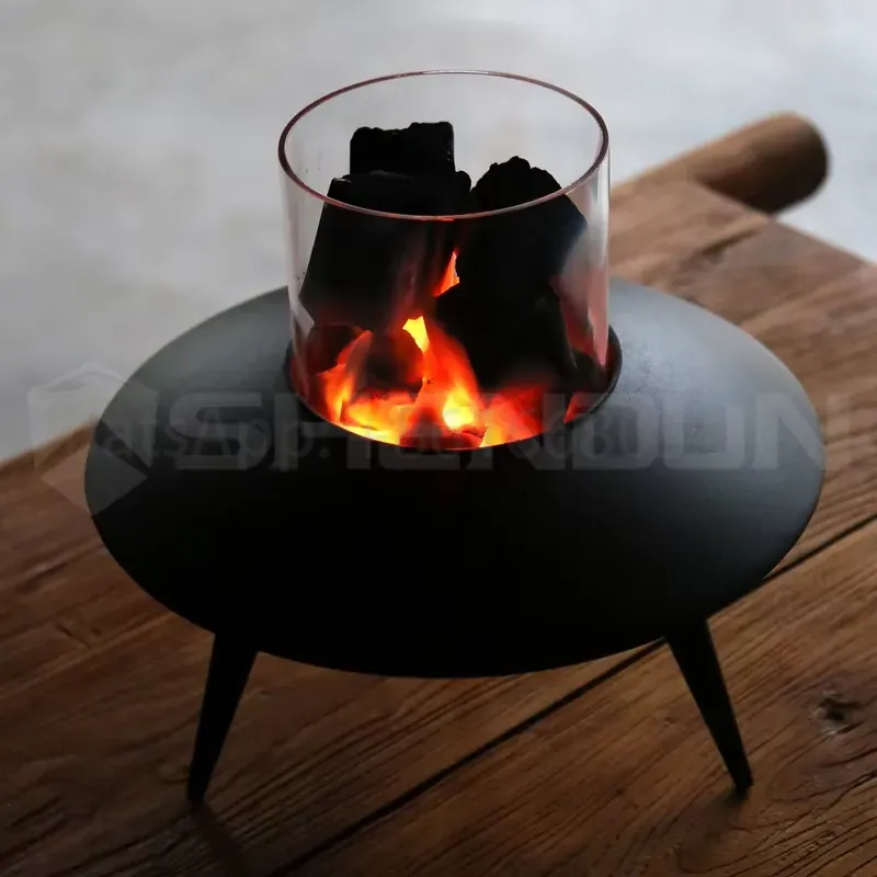 Fire Stove Carbon Burning Meta - огляд і ціна Fire Pit Bowl
