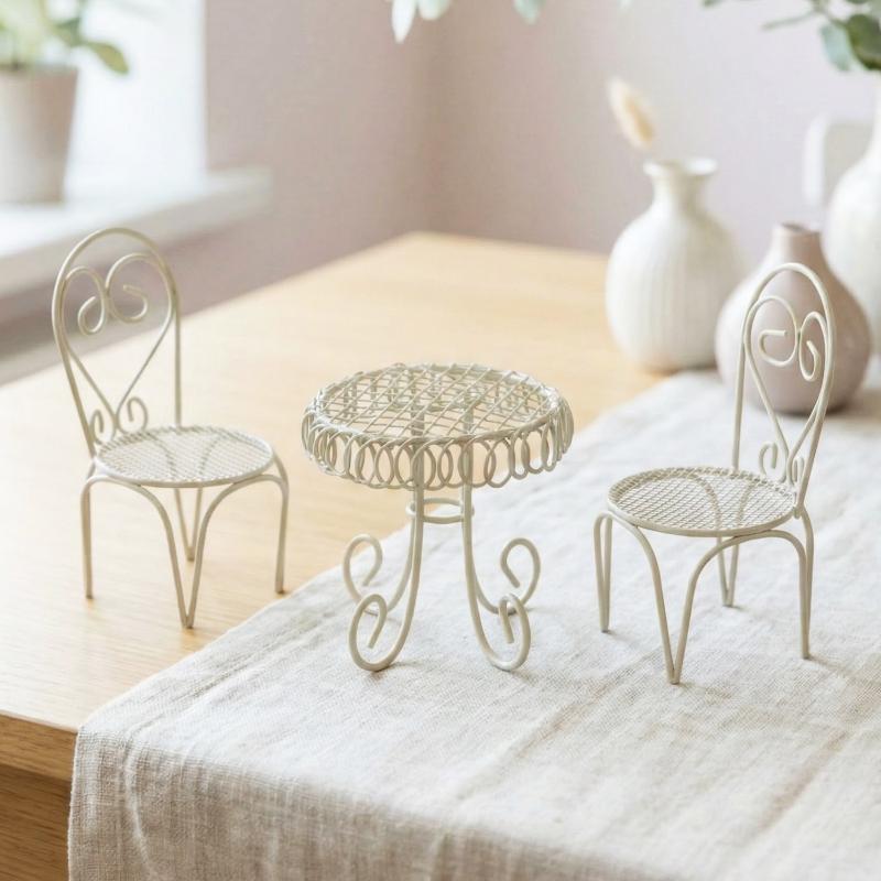 1/3Pcs Dollhouse Garden Displa - огляд і ціна Outdoor Furniture Sales