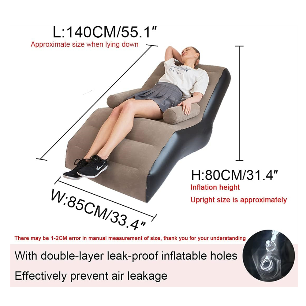 Folding Lazy Sofa,Inflatable L - огляд і ціна Outdoor Furniture Sales