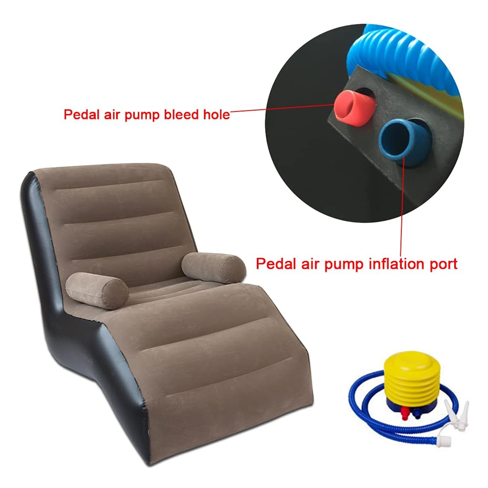 Folding Lazy Sofa,Inflatable L - огляд і ціна Outdoor Furniture Sales
