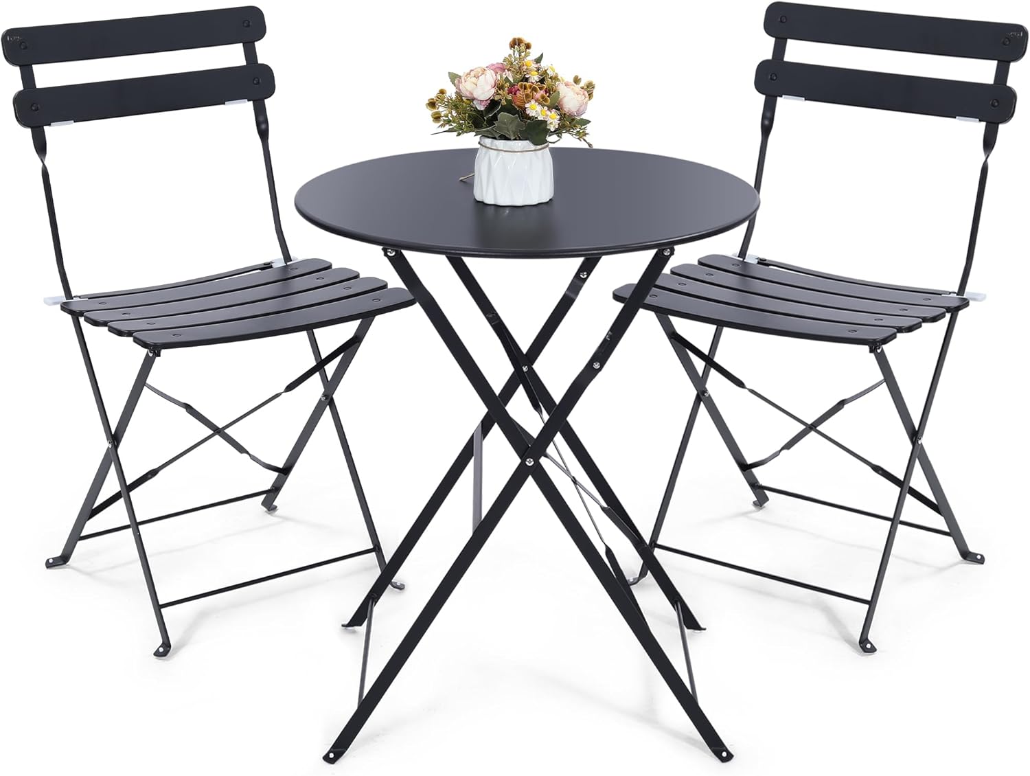 Space-saving black 3-piece fol - огляд і ціна Outdoor Furniture One Piece