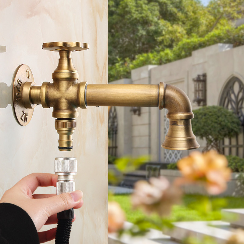 Brass Washing Machine Faucet A - огляд і ціна Outdoor Furniture Balcony