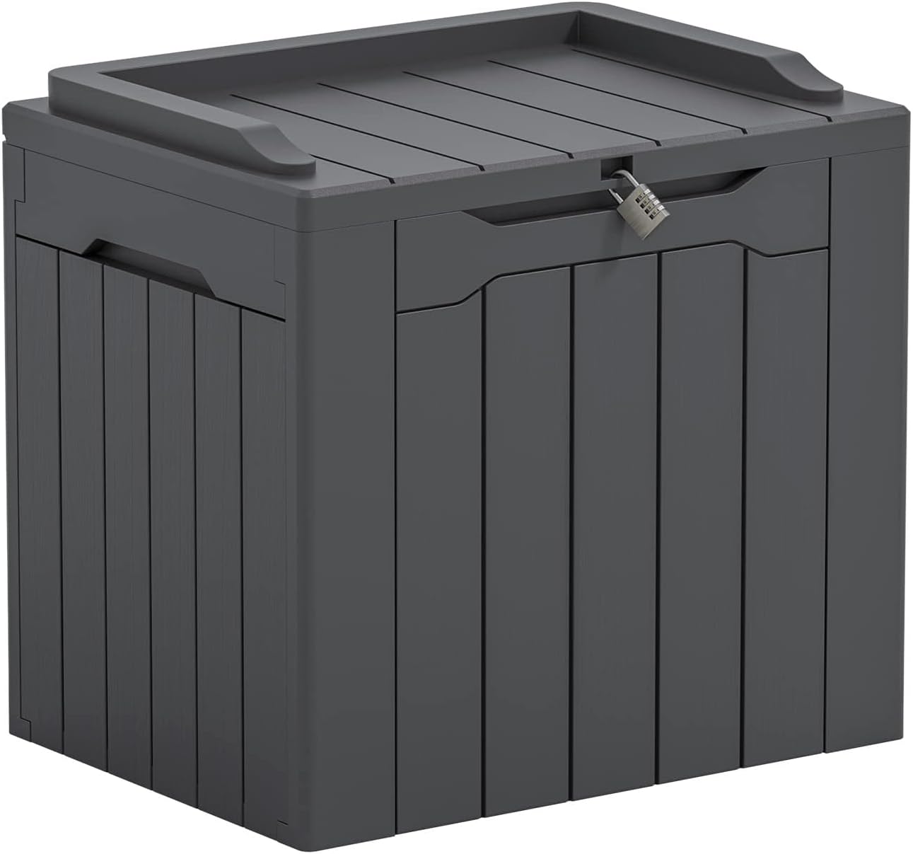 31 Gallon Outdoor Storage Box  - огляд і ціна Outdoor Furniture Grey