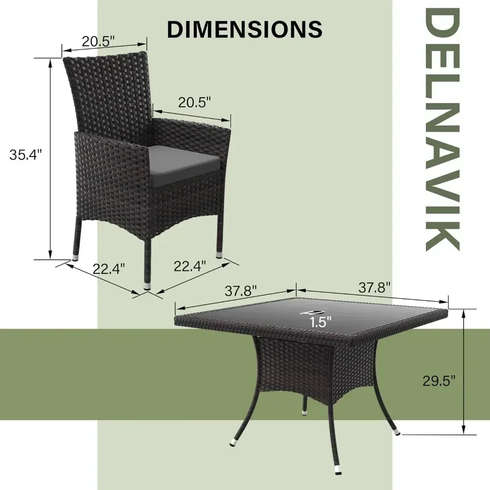 Terrace Furniture Set, Includi - огляд і ціна Outdoor Furniture Grey