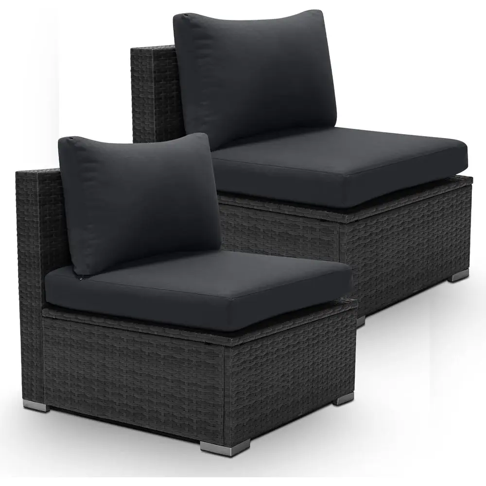 2-Piece Rattan Patio Furniture - огляд і ціна Outdoor Furniture Grey