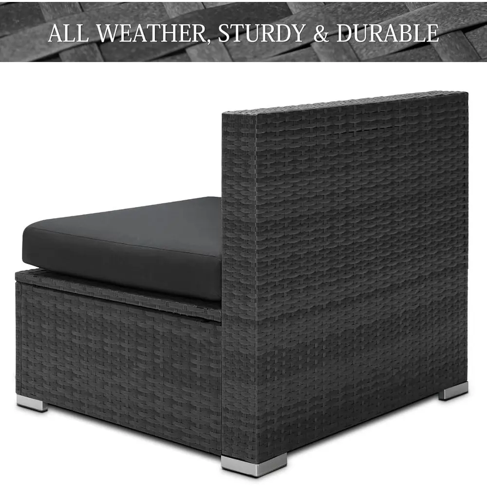 2-Piece Rattan Patio Furniture - огляд і ціна Outdoor Furniture Grey