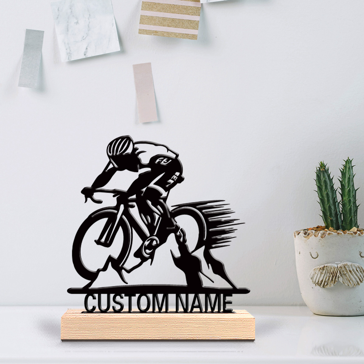 1pc Road cycling Custom Letter - огляд і ціна Outdoor Furniture Wood