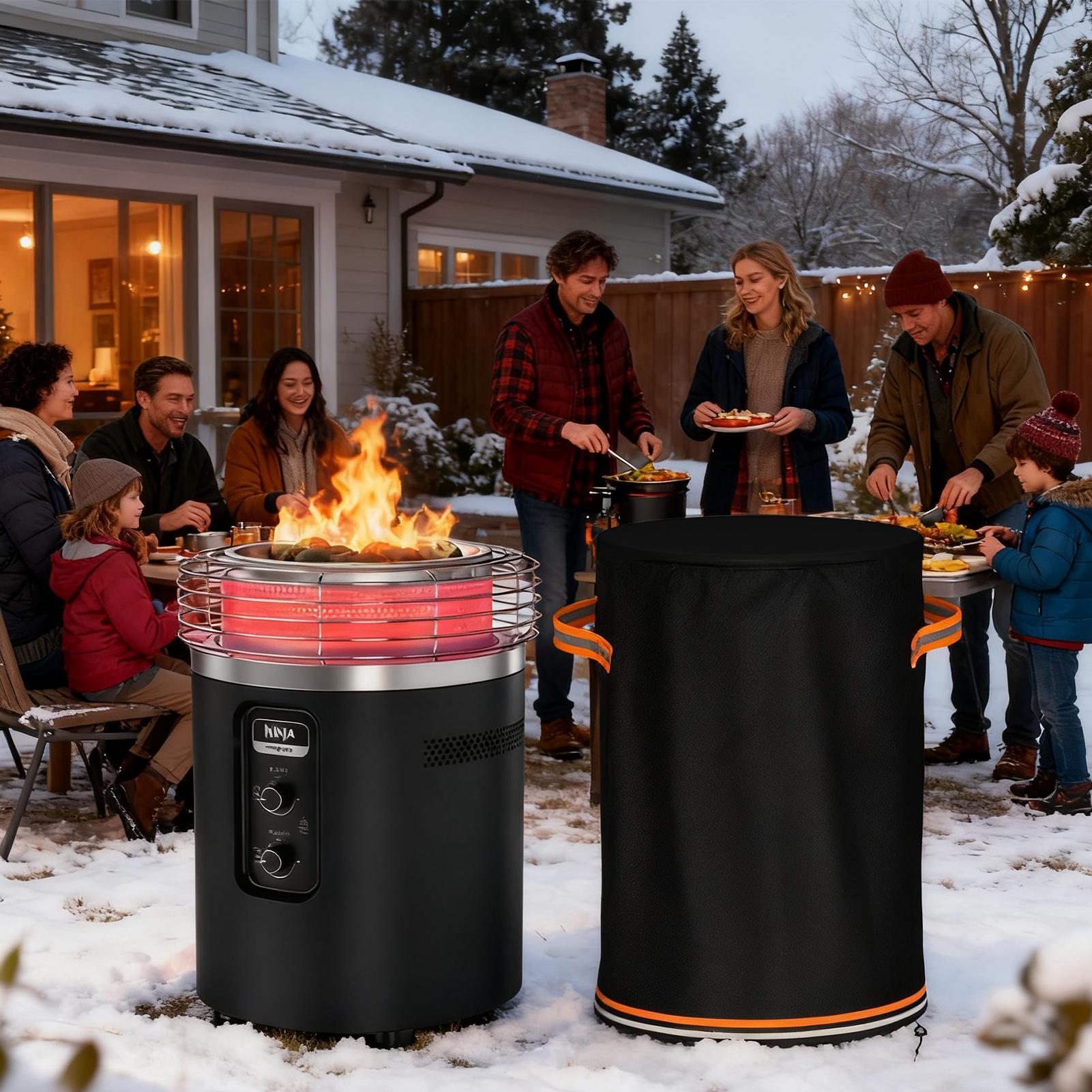 Fire Pit Column Cover Heavy Du - огляд і ціна Outdoor Furniture Balcony