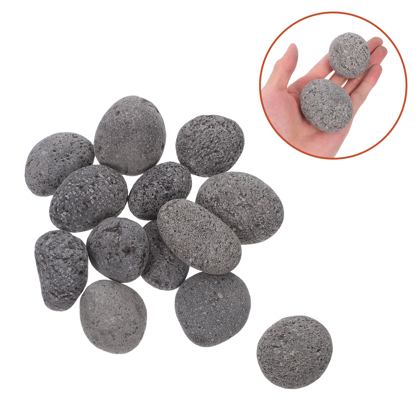 1 Bag Volcanic Lava Stones Fir - огляд і ціна Fire Pit Bowl