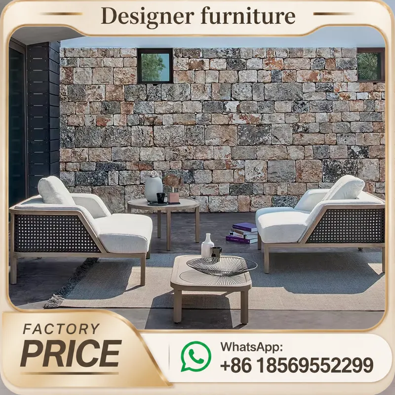 Outdoor Teak Sofa Set Waterpro - огляд і ціна Outdoor Furniture Balcony