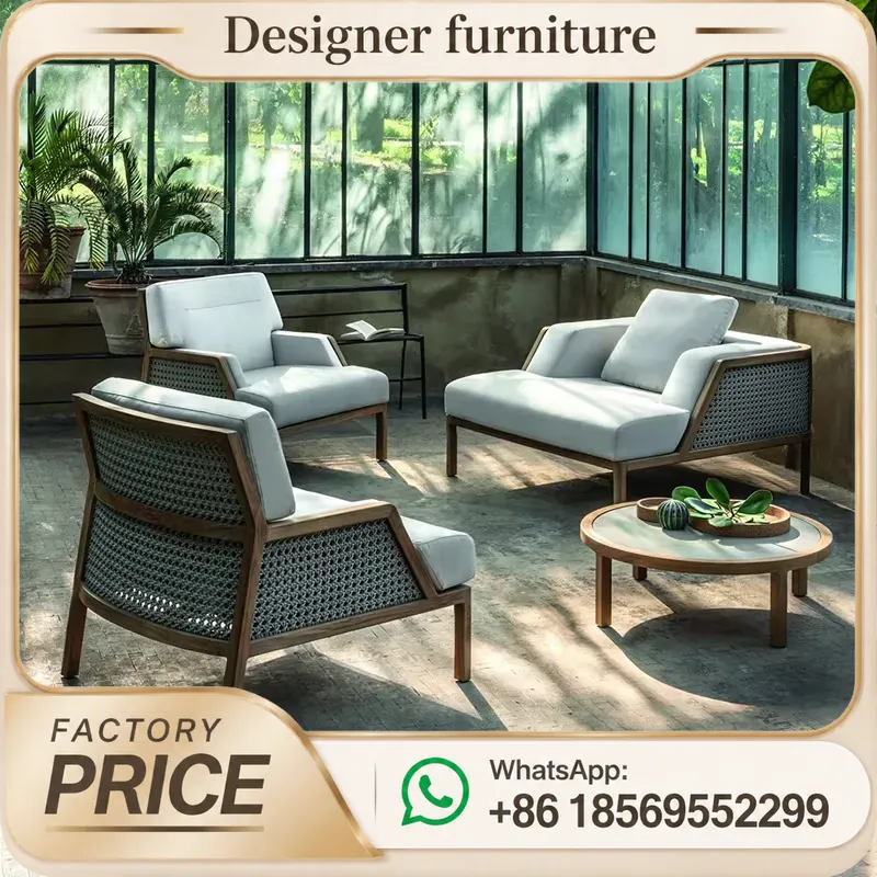 Outdoor Teak Sofa Set Waterpro - огляд і ціна Outdoor Furniture Balcony